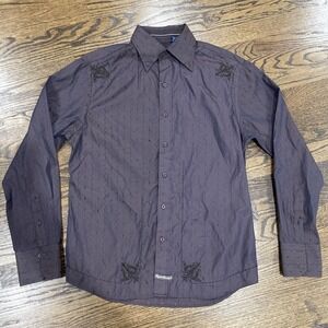 English Laundry Button Up Shirt Men's Small Long‎ Sleeve Cotton Adults